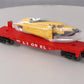 Lionel 6-19487 O Gauge PWC Flatcar w/ Yellow & Black Airplane LN/Box
