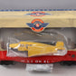 Lionel 6-19487 O Gauge PWC Flatcar w/ Yellow & Black Airplane LN/Box