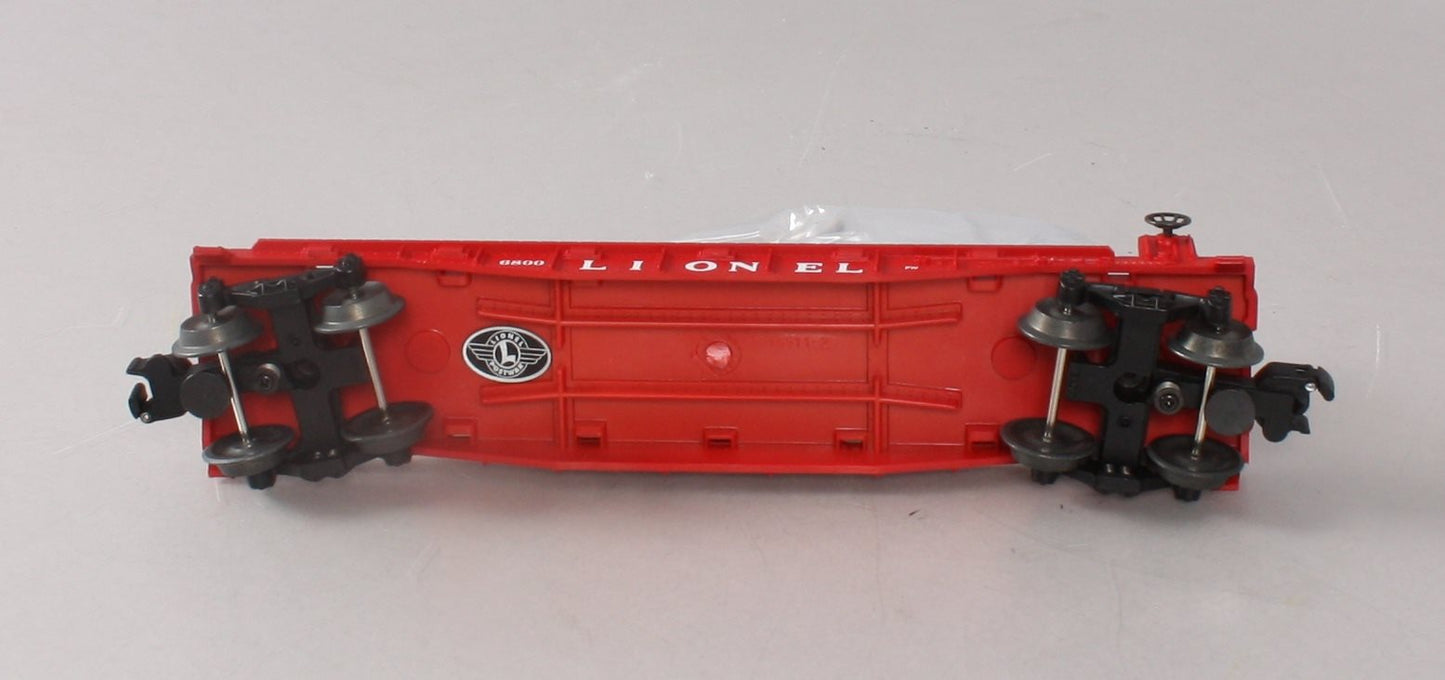 Lionel 6-19487 O Gauge PWC Flatcar w/ Yellow & Black Airplane LN/Box