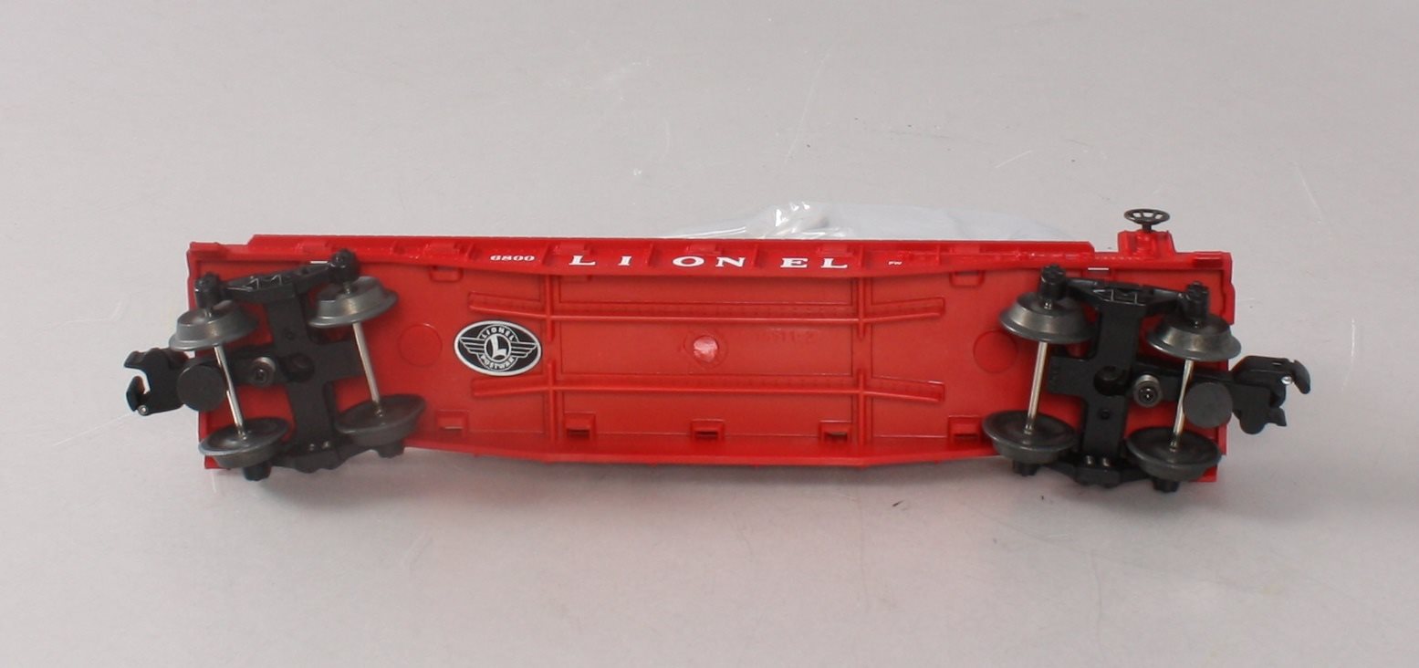 Lionel 6-19487 O Gauge PWC Flatcar w/ Yellow & Black Airplane LN/Box
