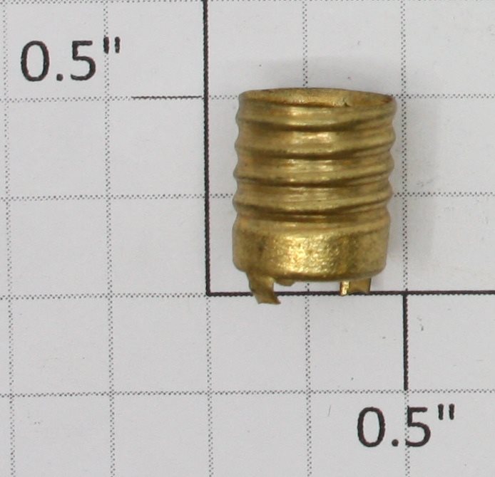 Lionel 59-6 Brass Screw Lamp Bulb Socket with Mounting Ears