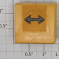 Lionel 350-212 Yellow/Black Transfer Table Controller Run Button