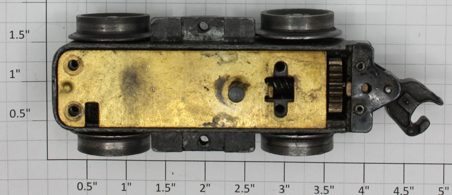 Lionel 2333-151X6WG F3 Rear Power Truck Frame Axles, Gears, Cover, & Coupler