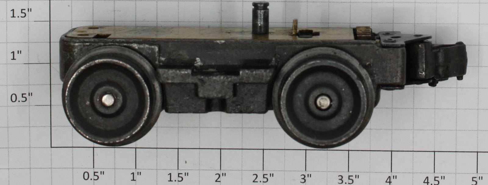 Lionel 2333-151X6WG F3 Rear Power Truck Frame Axles, Gears, Cover, & Coupler