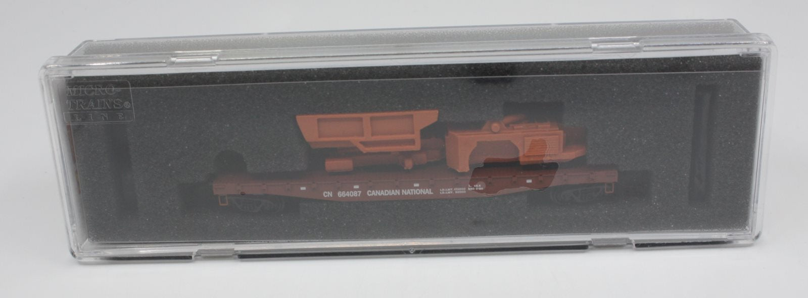 Micro-Trains 04500322 N Canadian National 50' Fishbelly Side Flatcar #664087