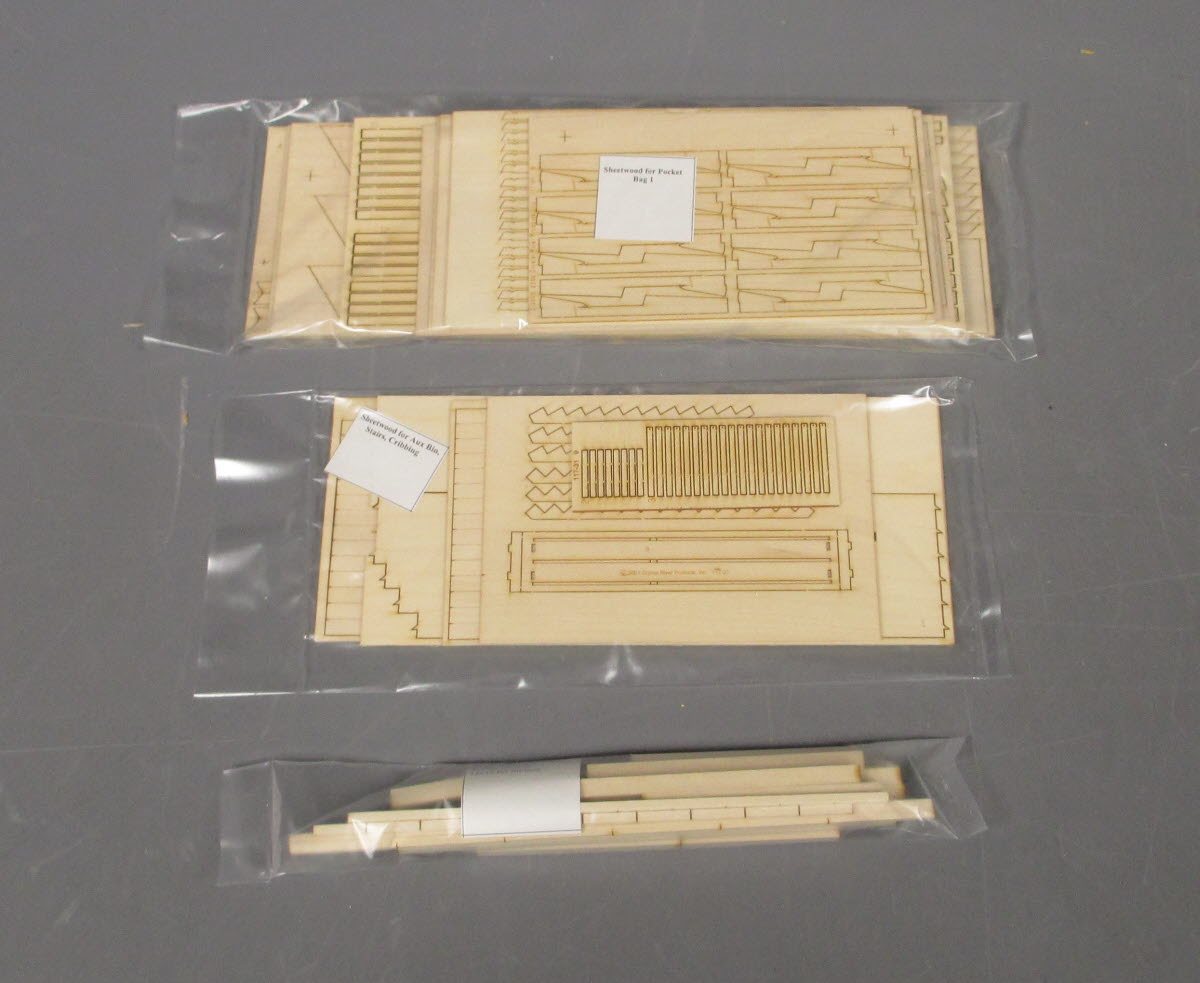 Crystal River Products 117-11 HO Vance Junction Coal Pocket Laser Cut Wood Kit