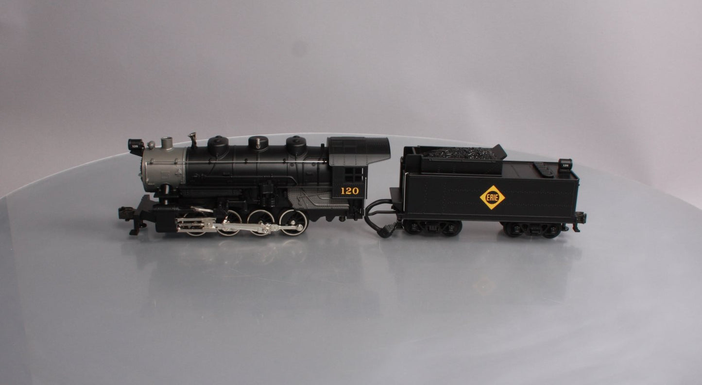 MTH 30-1182-0 Erie 0-8-0 Steam Switcher w/Loco-Sound #120 LN/Box