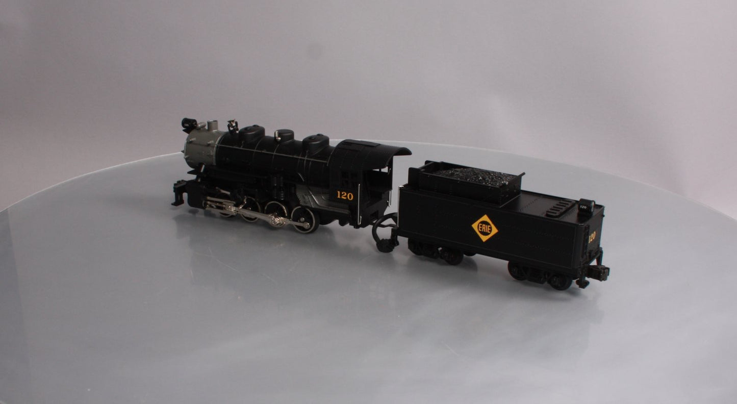 MTH 30-1182-0 Erie 0-8-0 Steam Switcher w/Loco-Sound #120 LN/Box