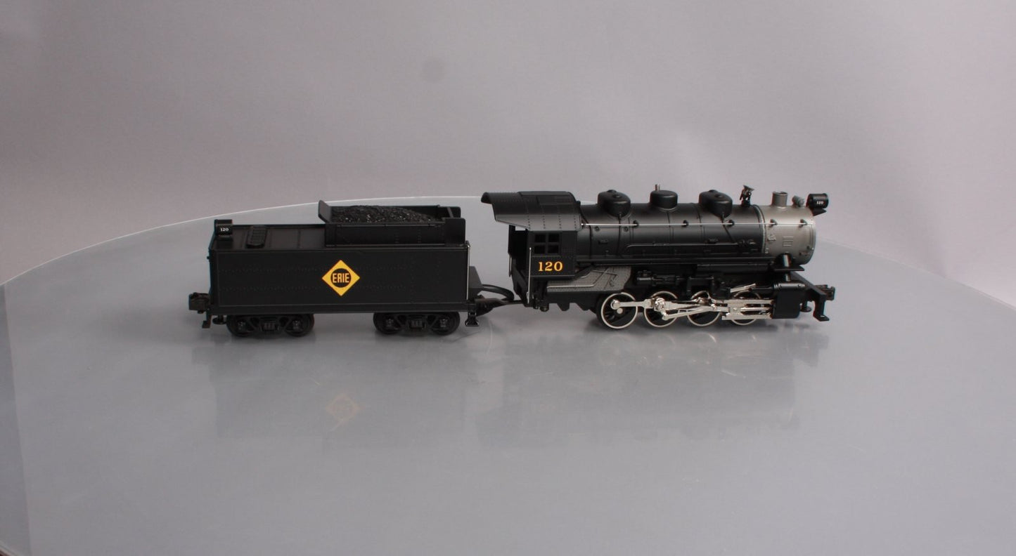 MTH 30-1182-0 Erie 0-8-0 Steam Switcher w/Loco-Sound #120 LN/Box