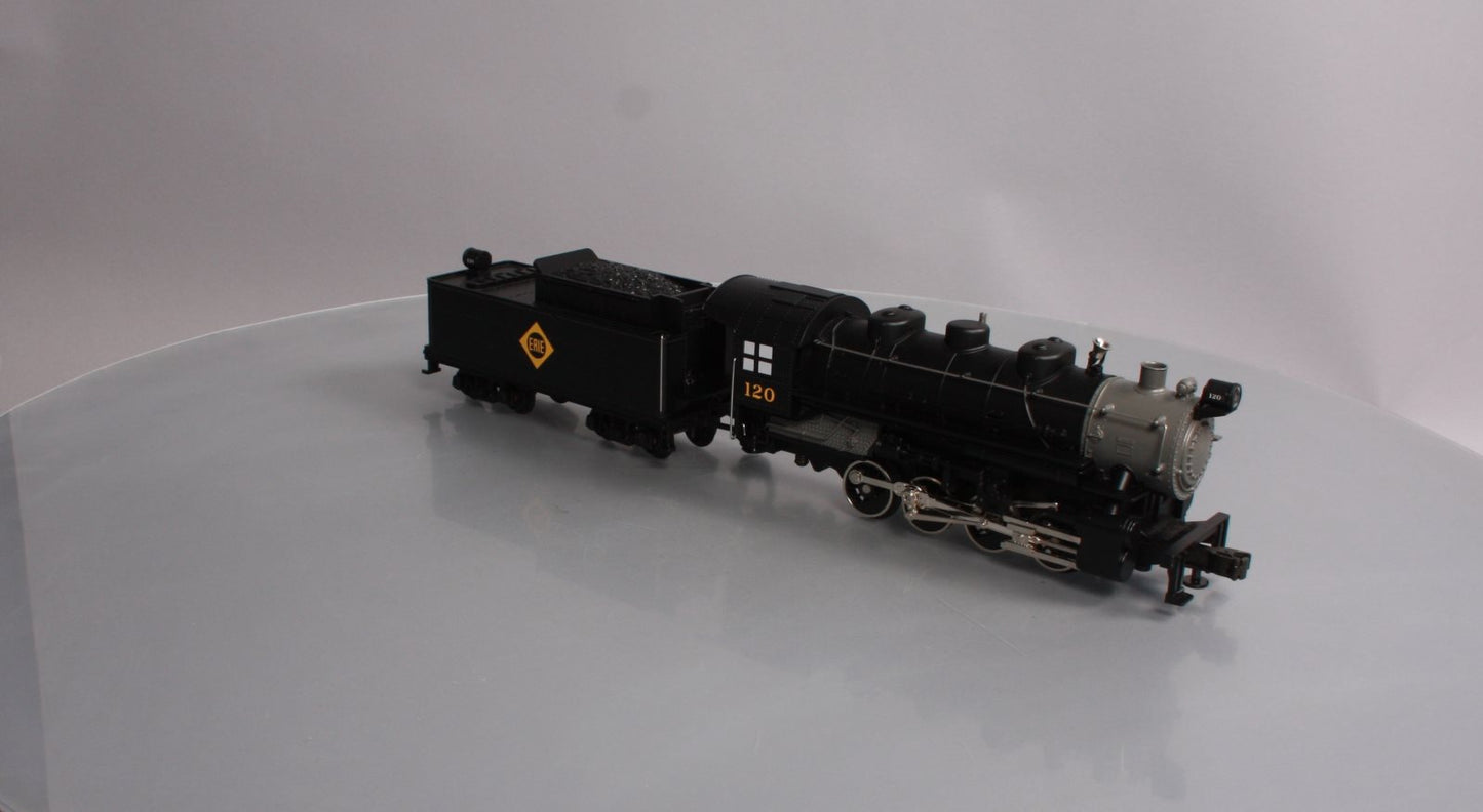 MTH 30-1182-0 Erie 0-8-0 Steam Switcher w/Loco-Sound #120 LN/Box
