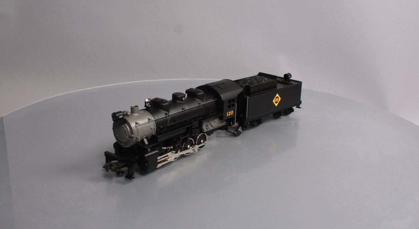 MTH 30-1182-0 Erie 0-8-0 Steam Switcher w/Loco-Sound #120 LN/Box