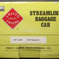 Aristo-Craft 32205 Santa Fe Streamlined Baggage Car - Metal Wheels