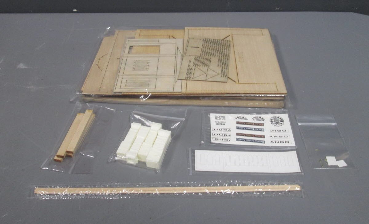 Raggs to Riches DUD-HO HO Scale Durango Depot Laser Cut Wood Kit