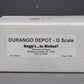 Raggs to Riches DUD-HO HO Scale Durango Depot Laser Cut Wood Kit