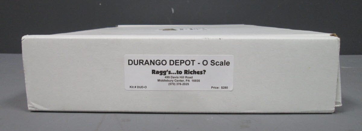 Raggs to Riches DUD-HO HO Scale Durango Depot Laser Cut Wood Kit