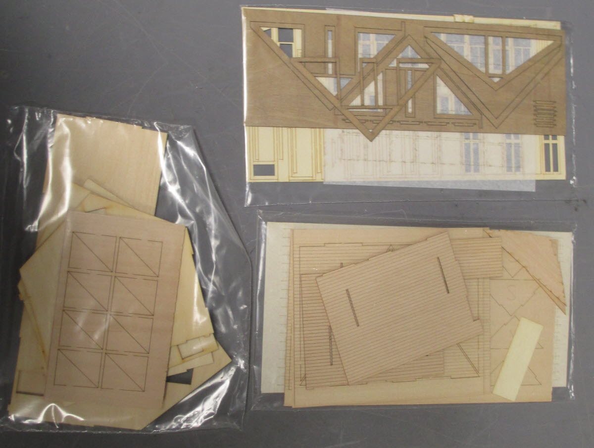 Banta Model Works BMW-124 O Scale Vance Junction Section House Laser Cut Wood K