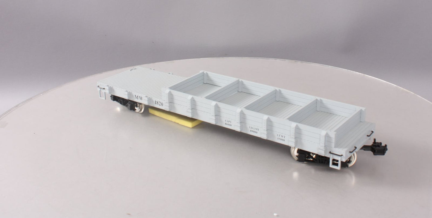 USA Trains R1820 G Maintenance of Way Work Flat Car w/o Load (Metal Wheels) LN/Box