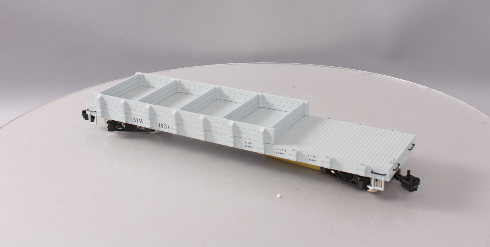USA Trains R1820 G Maintenance of Way Work Flat Car w/o Load (Metal Wheels) LN/Box