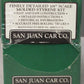 San Juan Car Co On3 D&RGW Pile Driver w/ Idler Flat Kit #118