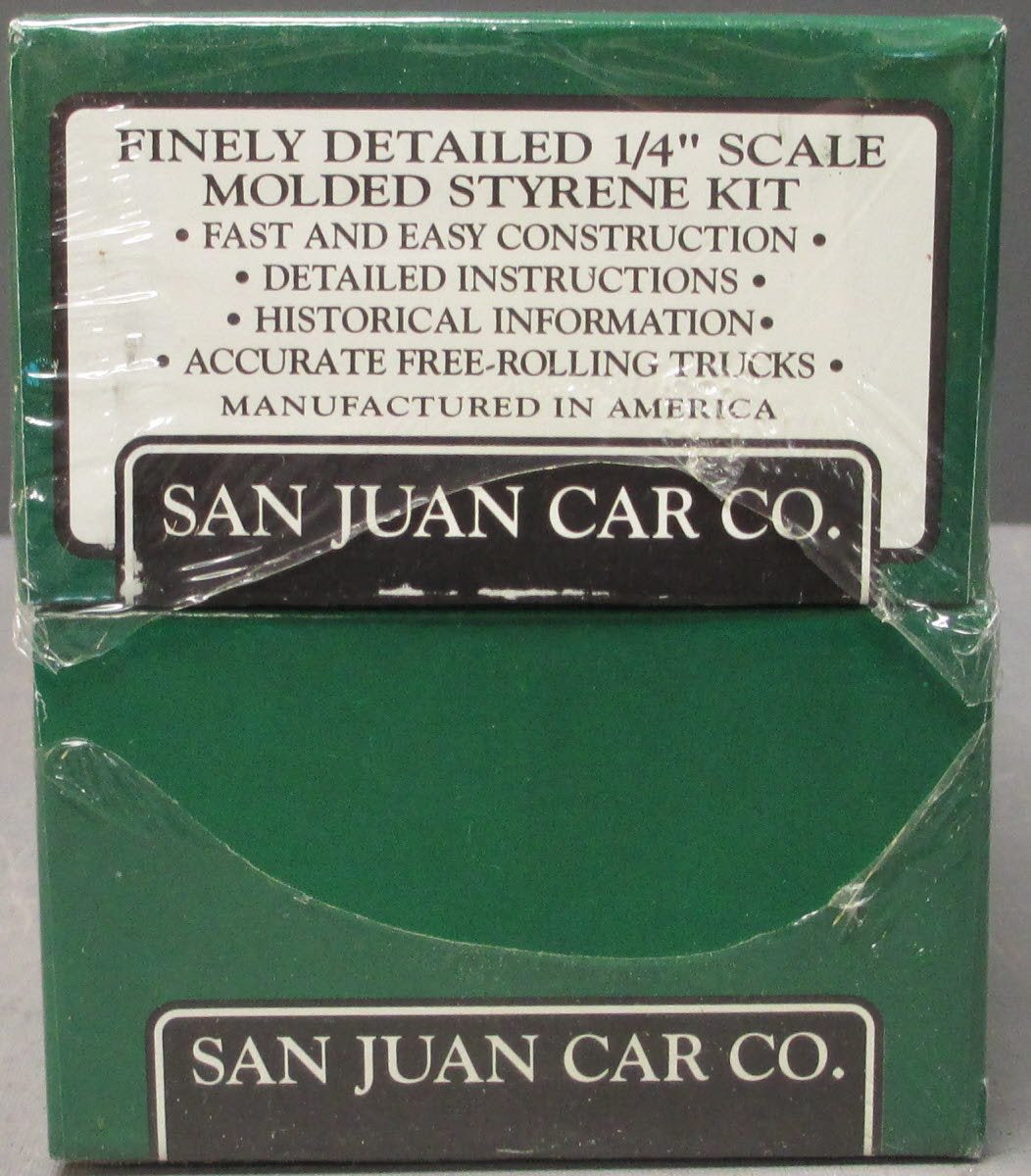 San Juan Car Co On3 D&RGW Pile Driver w/ Idler Flat Kit #118