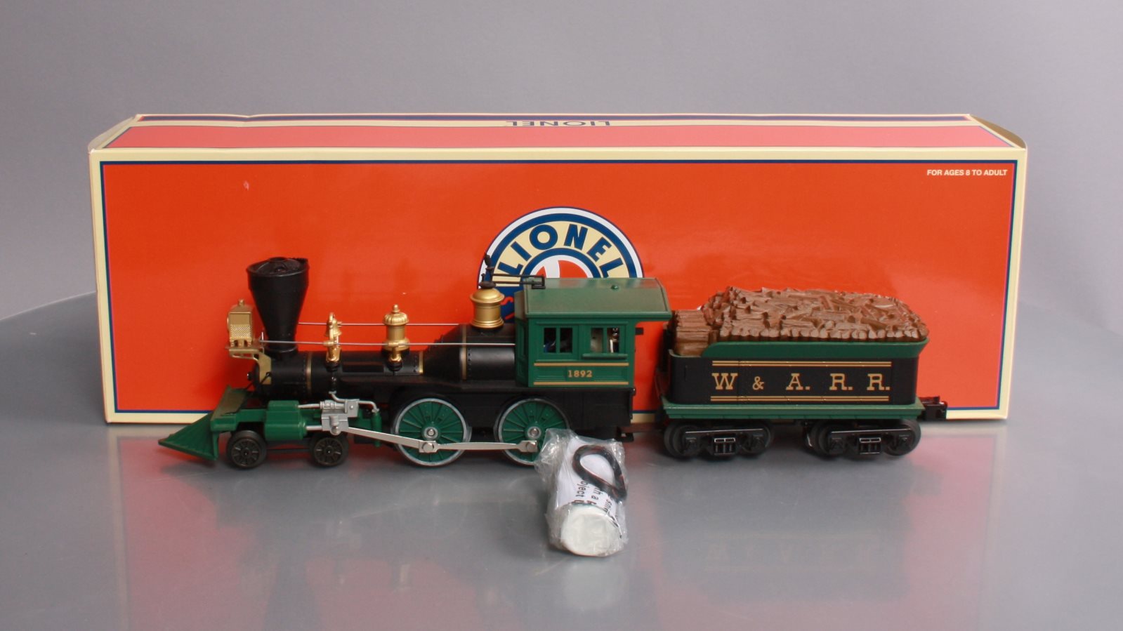 Lionel 6-38658 W&ARR 4-4-0 American Steam Loco & Tender #1892 with TrainSounds
