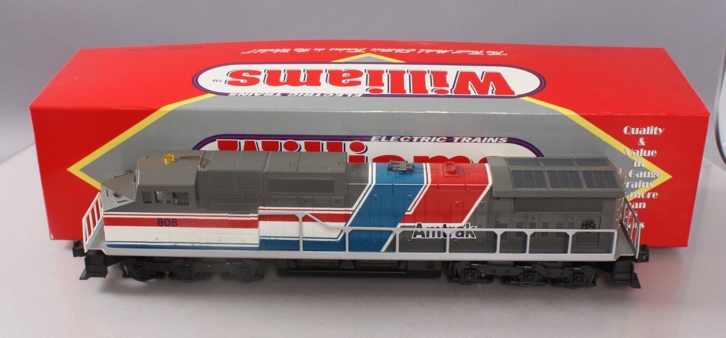 Williams DA208 O Gauge Amtrak Non-Powered Dash-8 Diesel Locomotive #808 MT/Box