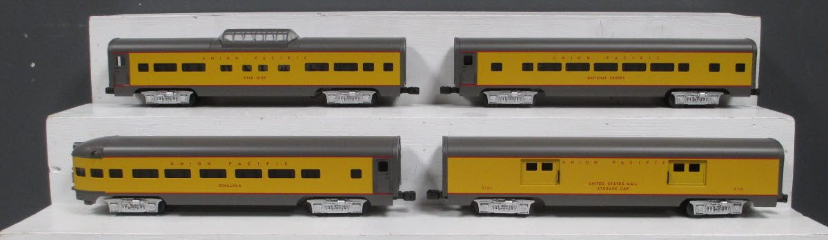 MTH 20-6019 Union Pacific 60' Aluminum Passenger Cars (Set of 4) LN/Box