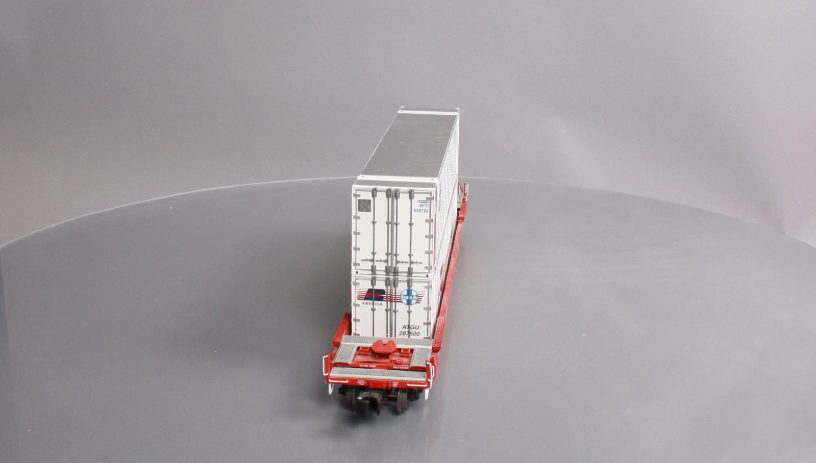 Lionel 6-27521 O Gauge Santa Fe Husky Stack w/ Containers #254220 LN/Box