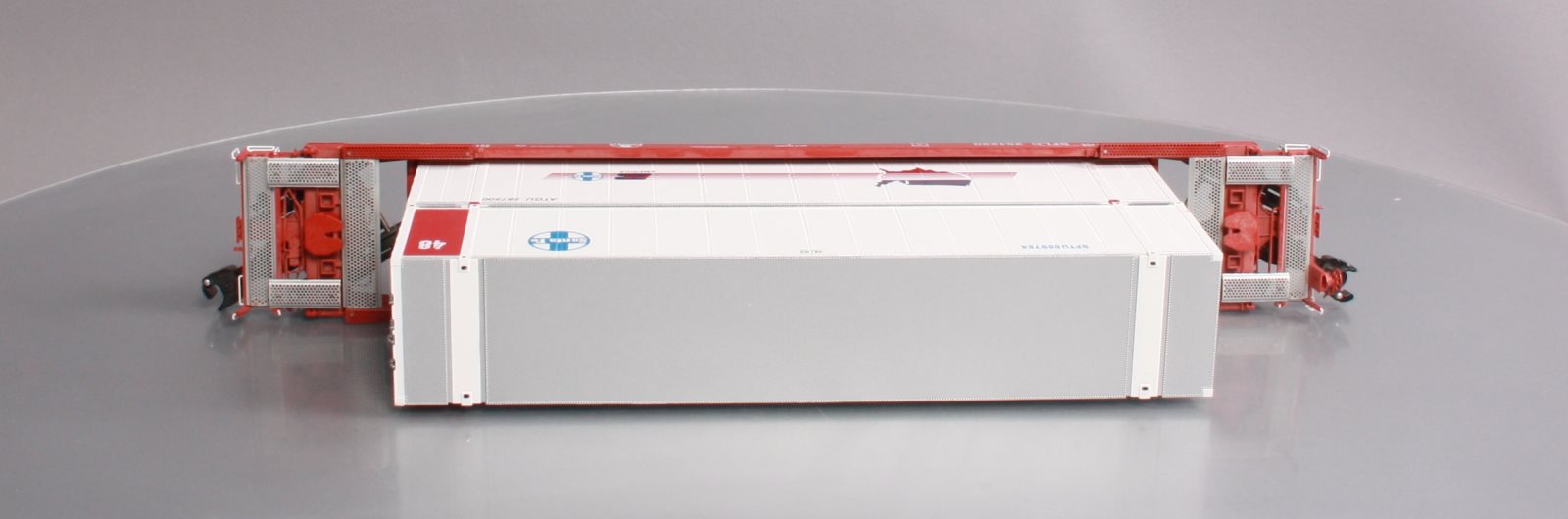 Lionel 6-27521 O Gauge Santa Fe Husky Stack w/ Containers #254220 LN/Box