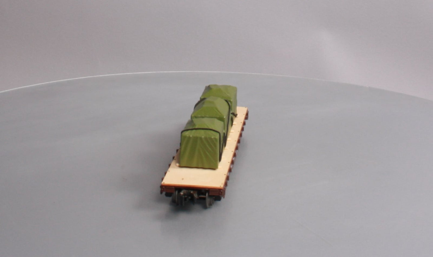 Lionel 6-27544 O Gauge Grand Trunk 40 Flatcar w/ Covered Load #64301