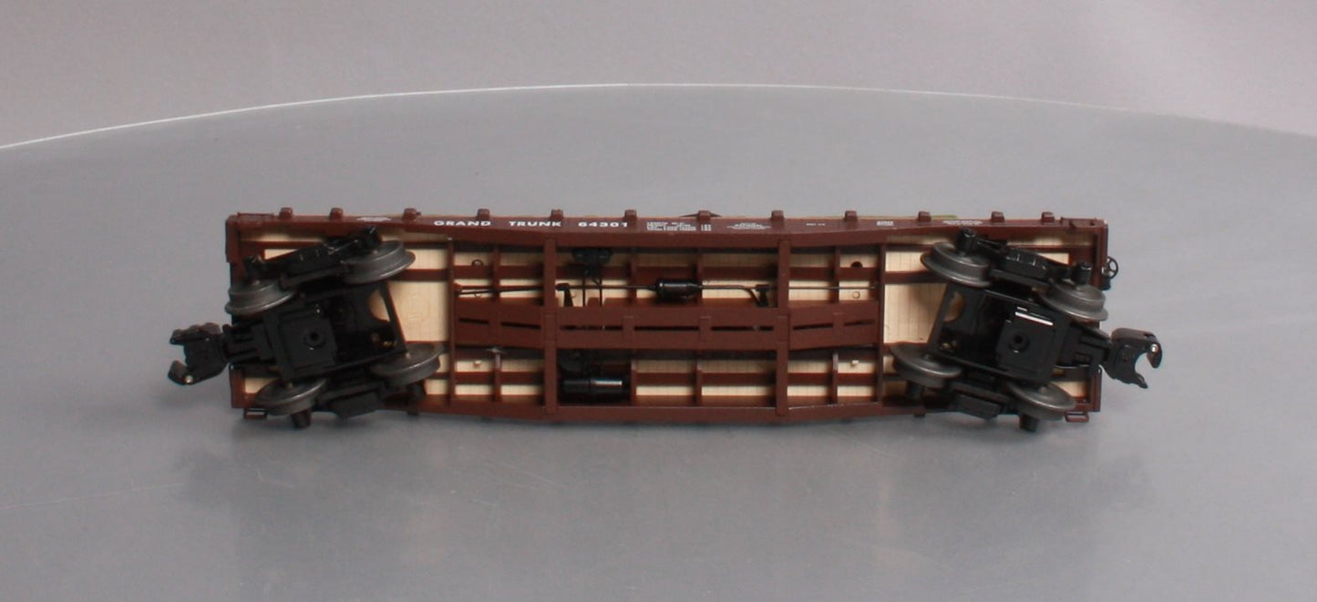 Lionel 6-27544 O Gauge Grand Trunk 40 Flatcar w/ Covered Load #64301