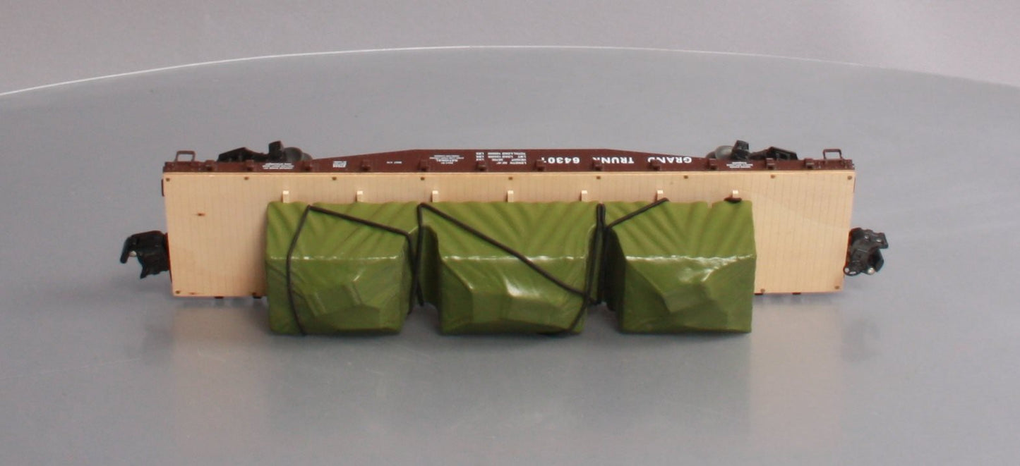 Lionel 6-27544 O Gauge Grand Trunk 40 Flatcar w/ Covered Load #64301