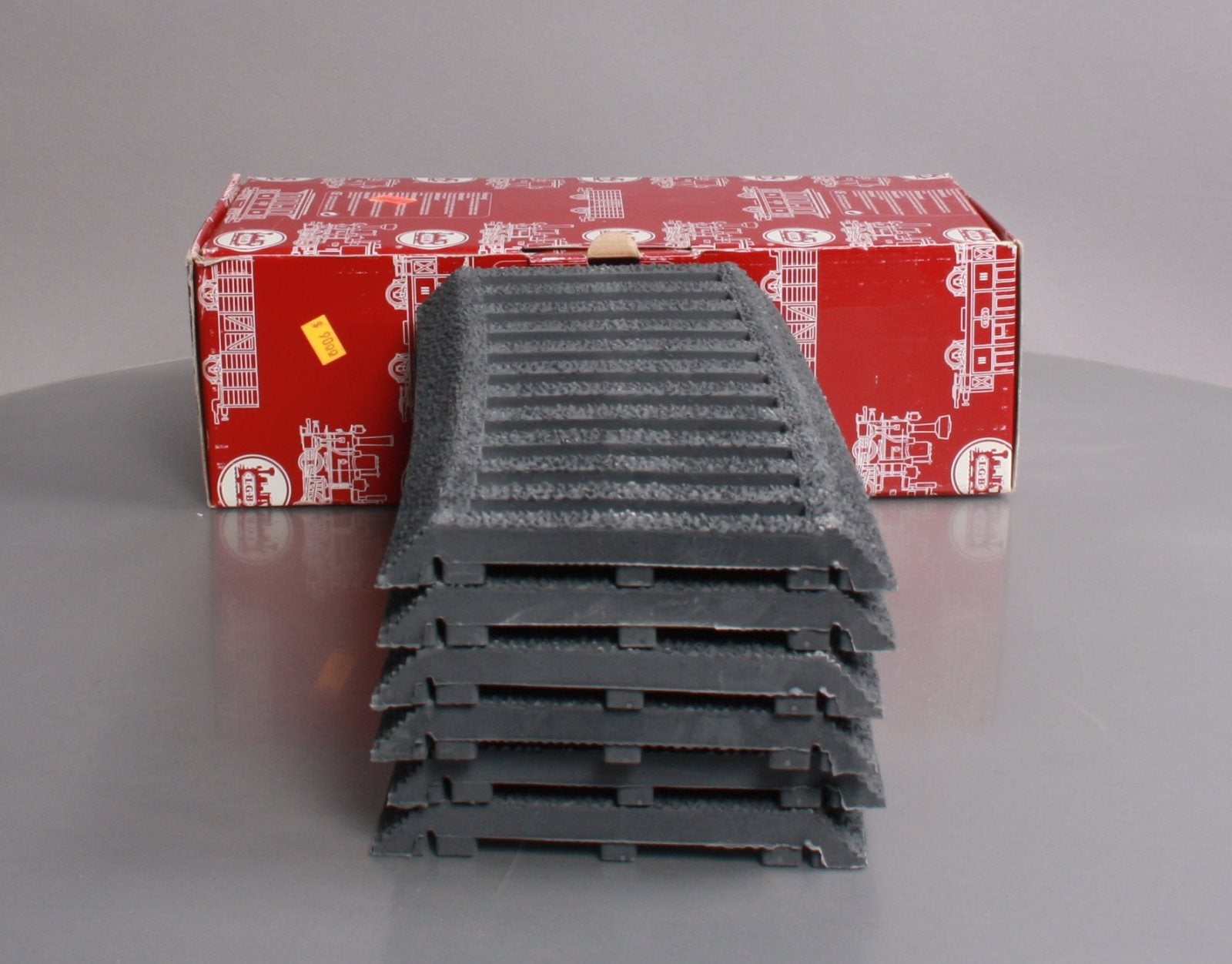 LGB 61802 G Curved Rubber Roadbed (Pack of 6) NIB
