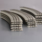 Lionel 6-12015 FasTrack O36 45-Degree Curved Track Sections (16) EX
