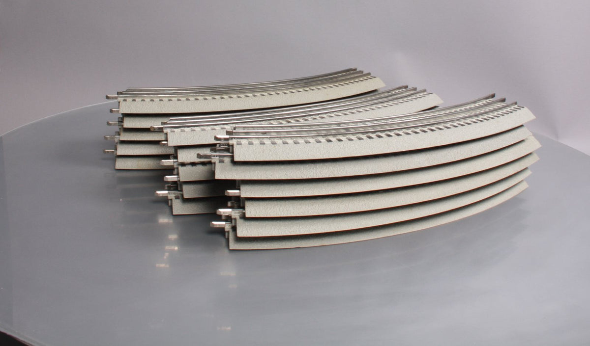 Lionel 6-12015 FasTrack O36 45-Degree Curved Track Sections (16) LN