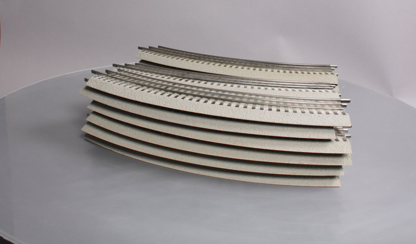 Lionel 6-12015 FasTrack O36 45-Degree Curved Track Sections (16) EX