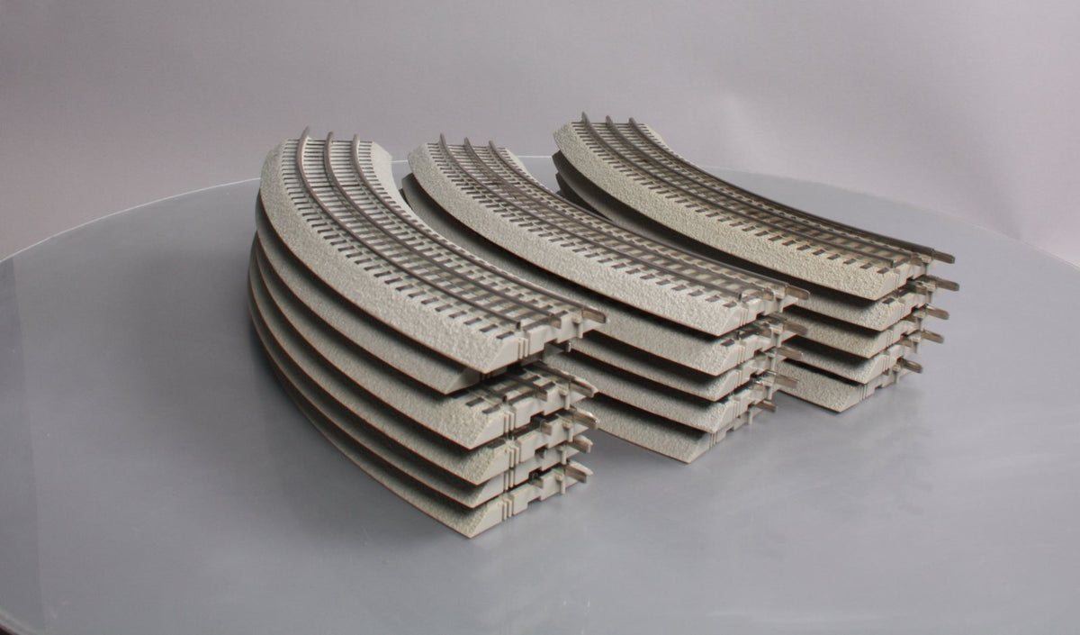 Lionel 6-12015 FasTrack O36 45-Degree Curved Track Sections (16) LN