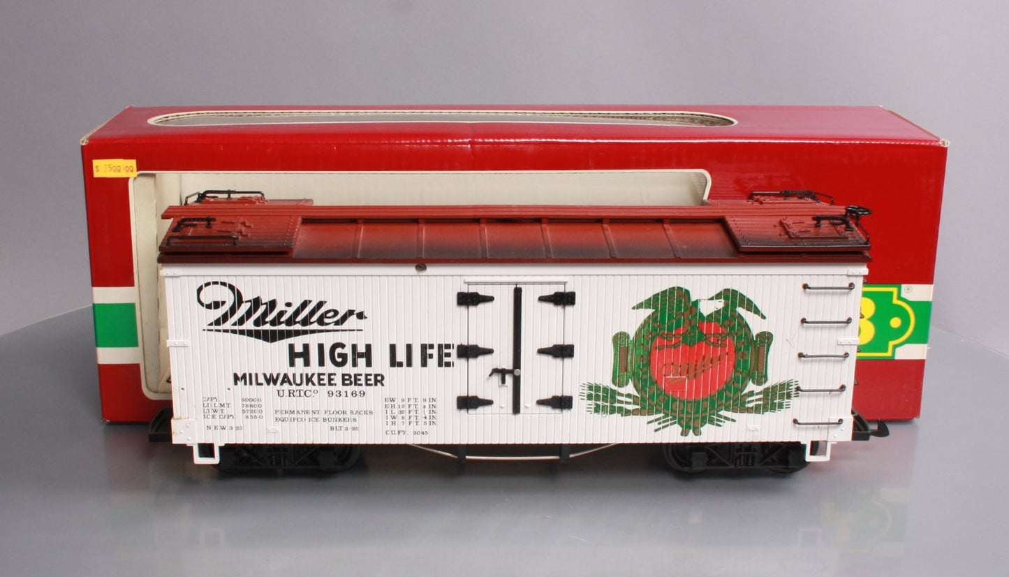 LGB 4072 G Scale Miller High Life Refrigerator Car NIB