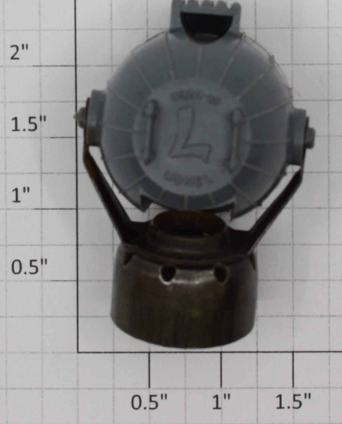 Lionel 3520-112 O Gauge Gray Searchlight Housing, Reflector, Base & Lens