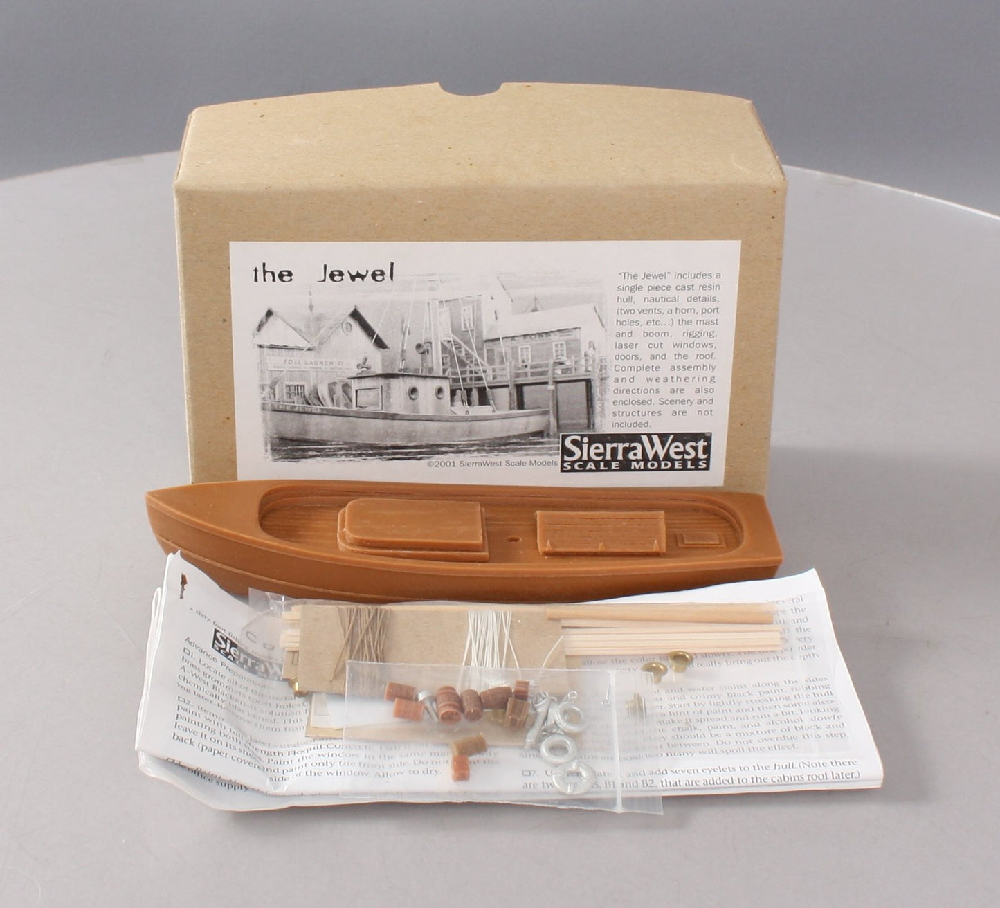 Sierra West 503 HO Scale "The Jewel" Fishing Trawler Building Kit