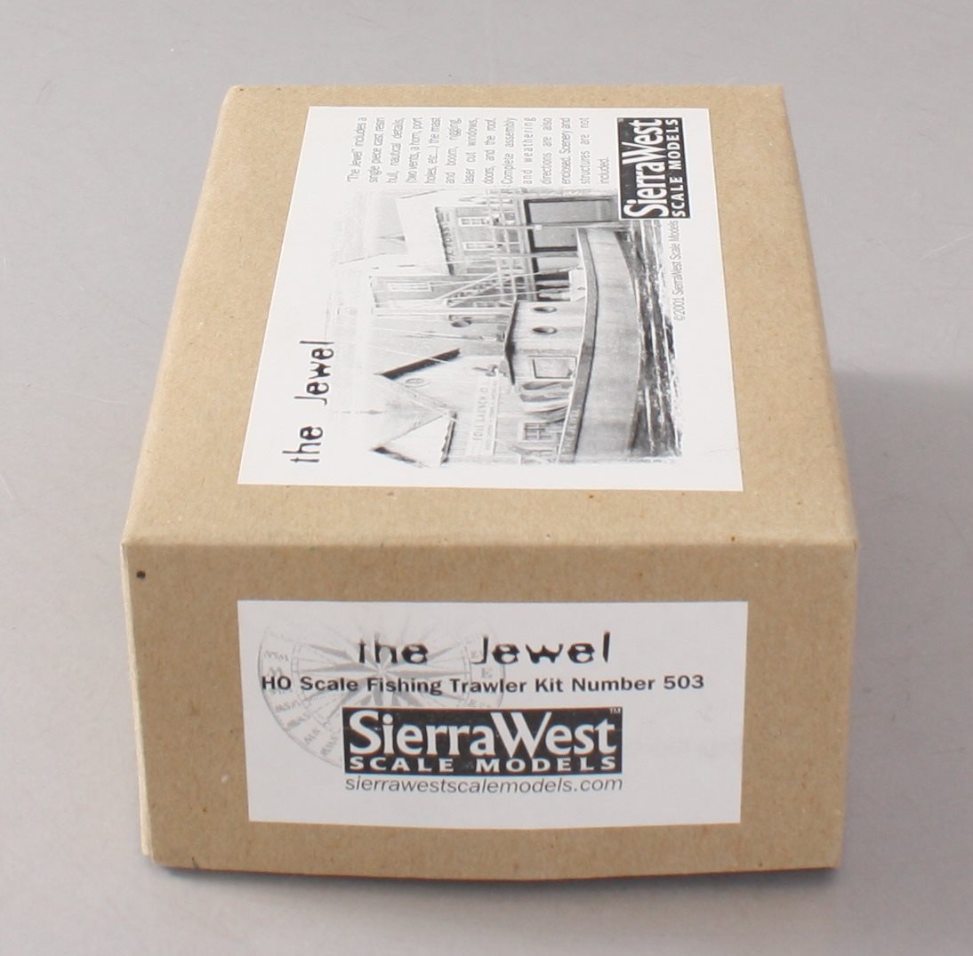 Sierra West 503 HO Scale "The Jewel" Fishing Trawler Building Kit