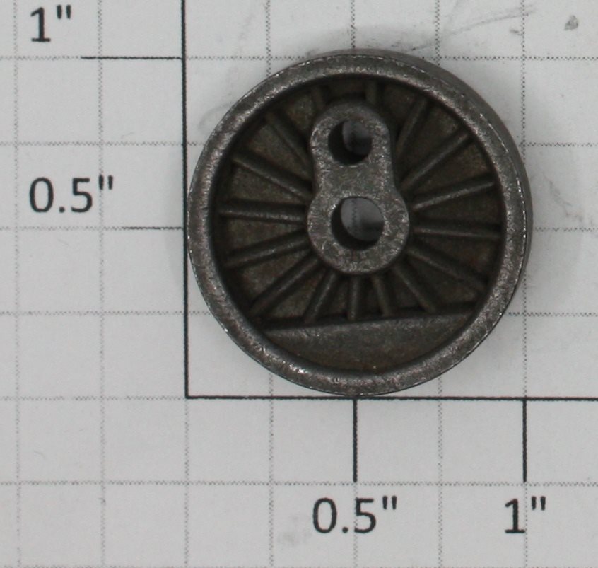 Lionel 681-13 Turbine Center Wheel with Recessed Counterweight - No Insert