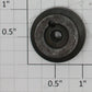Lionel 681-13 Turbine Center Wheel with Recessed Counterweight - No Insert