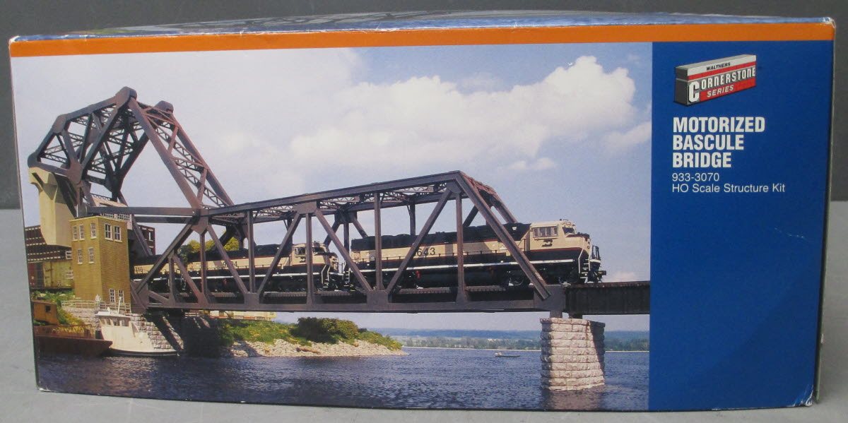 Walthers 933-3070 HO Motorized Bascule Bridge Operating Single-Track Kit MT/Box