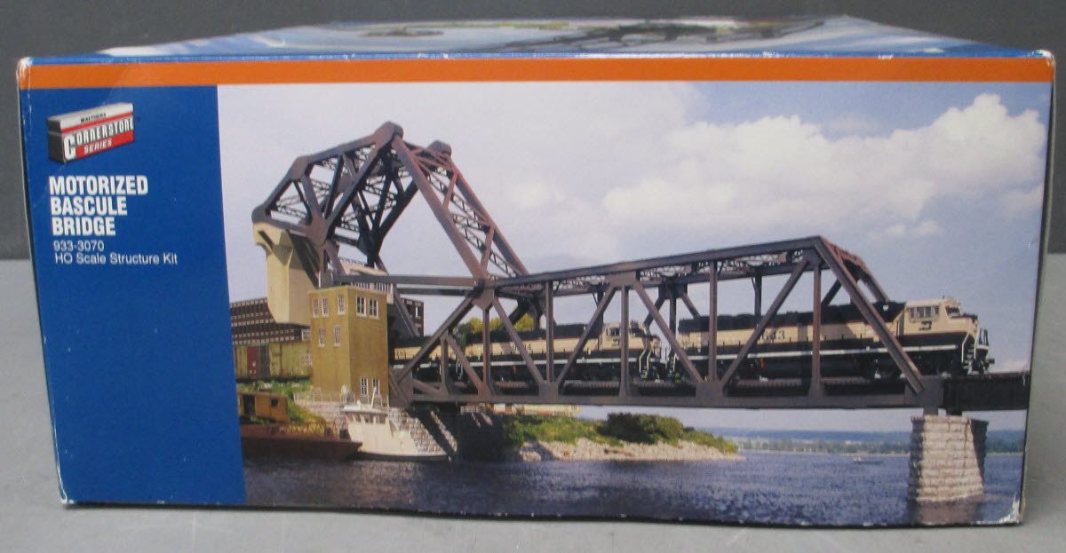 Walthers 933-3070 HO Motorized Bascule Bridge Operating Single-Track Kit MT/Box