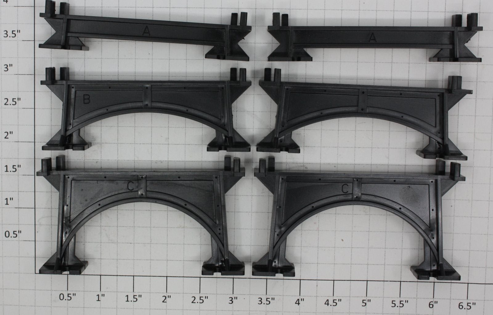 Lionel 5450-1 Trestle Set for Lionel HO Racing Sets