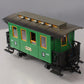LGB 3010 Green 4-Wheel Passenger Car with Light LN/Box