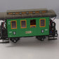 LGB 3010 Green 4-Wheel Passenger Car with Light LN/Box