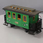 LGB 3010 Green 4-Wheel Passenger Car with Light LN/Box