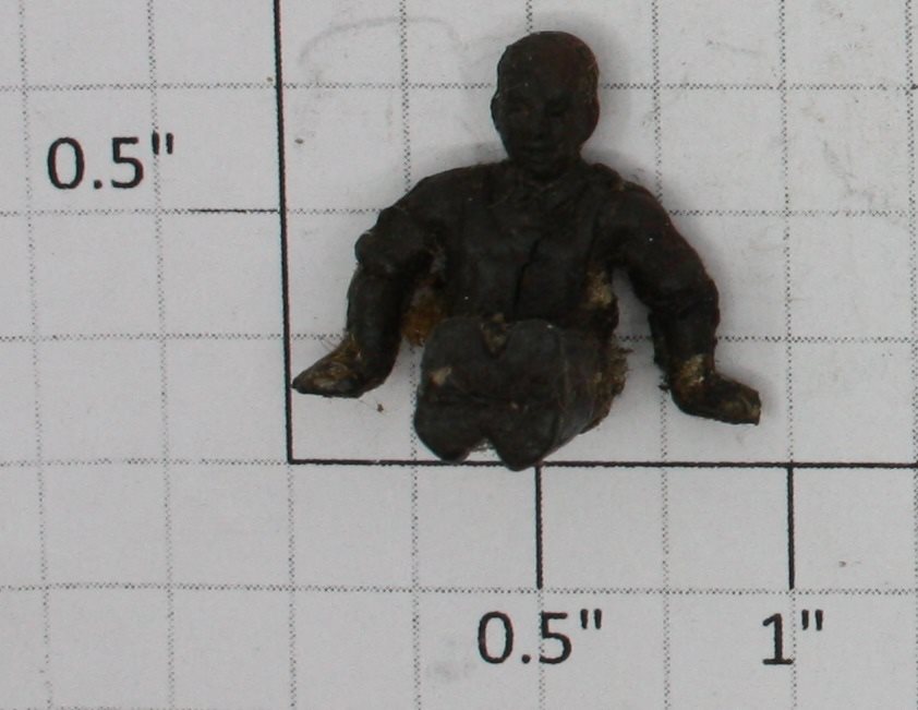 Lionel 50-84 O Gauge Brown Seated Crewman Figure Painted